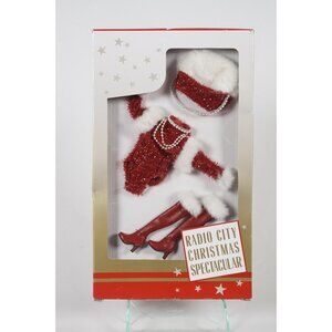 NYC Radio City Rockettes Red Christmas Dress Costume for Doll Vintage 2004 NEW!